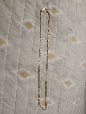 18k Gold Rope Chain Necklace - Elegant Women’s Jewelry
